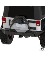 Jeep JK Wrangler Rear Full Width Bumper Tire Carrier, 72"