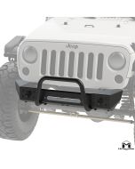 Jeep JK Wrangler Front Bumper, 46" Crawler Caps, Winch Guard