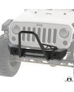 Jeep JK Wrangler Front Bumper, 46" Crawler Caps, Mid Stinger