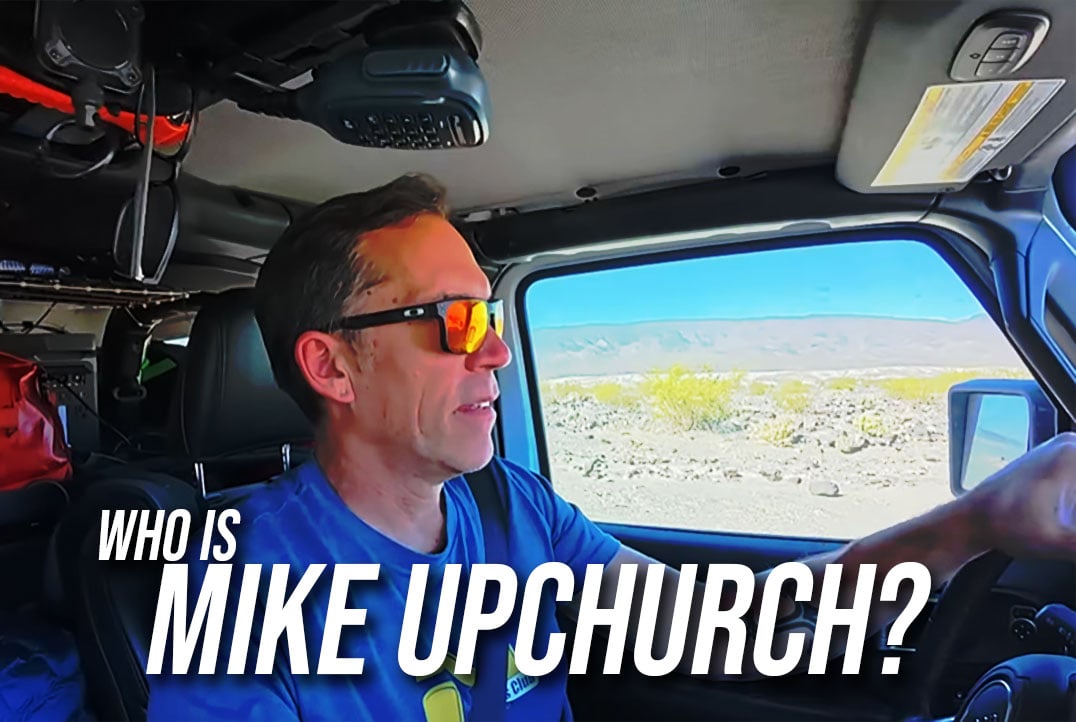 Mike Upchurch in Jeep Death Valley