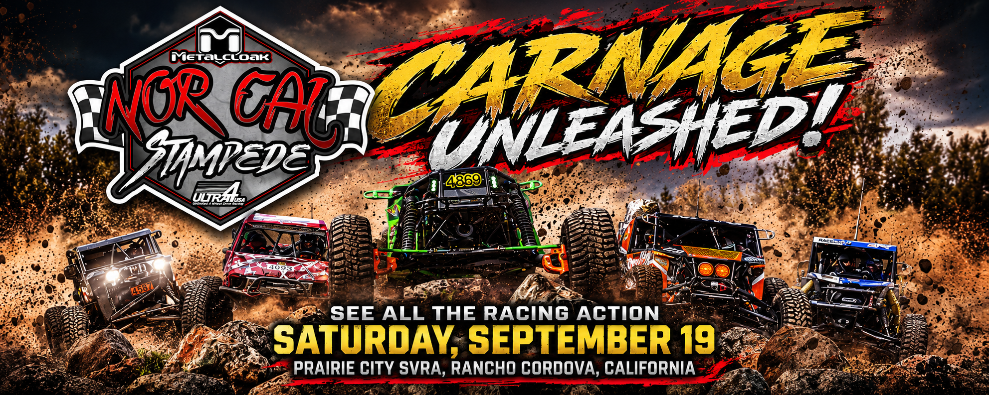 オーストラリア・アメリカ チャレンジ 2026 MetalCloak NorCal Stampede | Ultra4 Racing at Prairie City