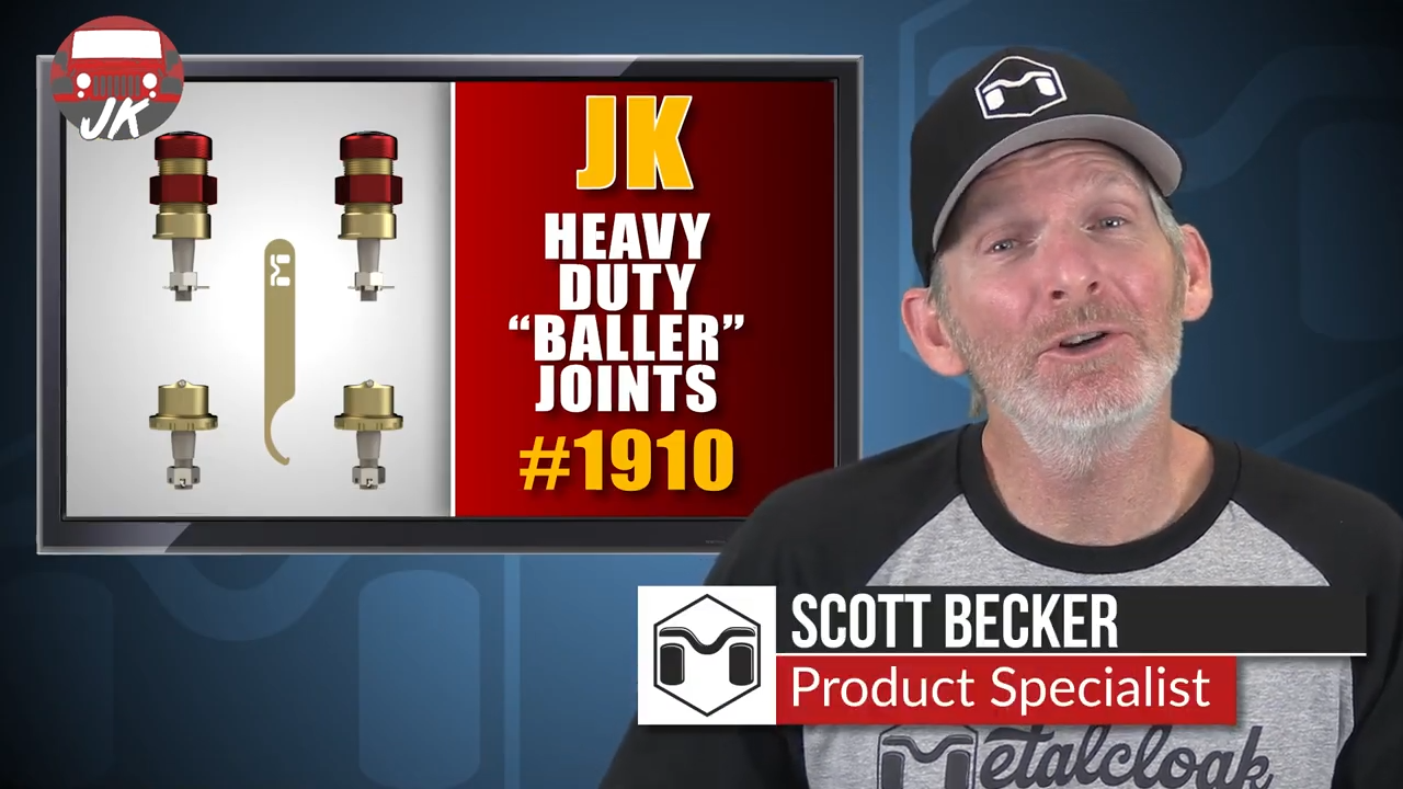 featured metalcloak product jeep jk wrangler baller joints, scott becker product specialist