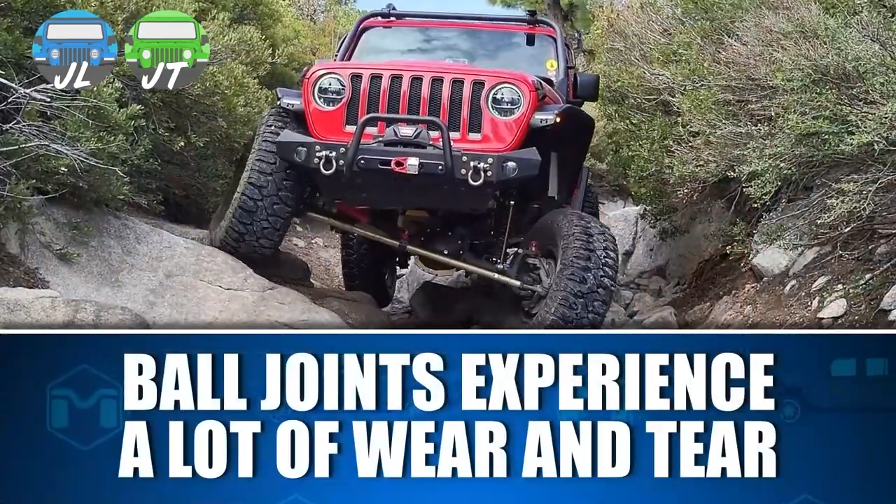 metalcloak jeep jl wrangler jt gladiator baller joints, experience daily wear and tear especially with bigger tires and off-road use