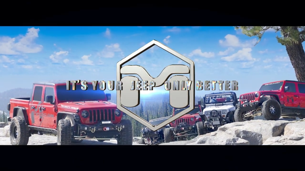 MetalCloak Jeep JT Gladiator Rocker ExoSkin Extensions, it's your Jeep only better