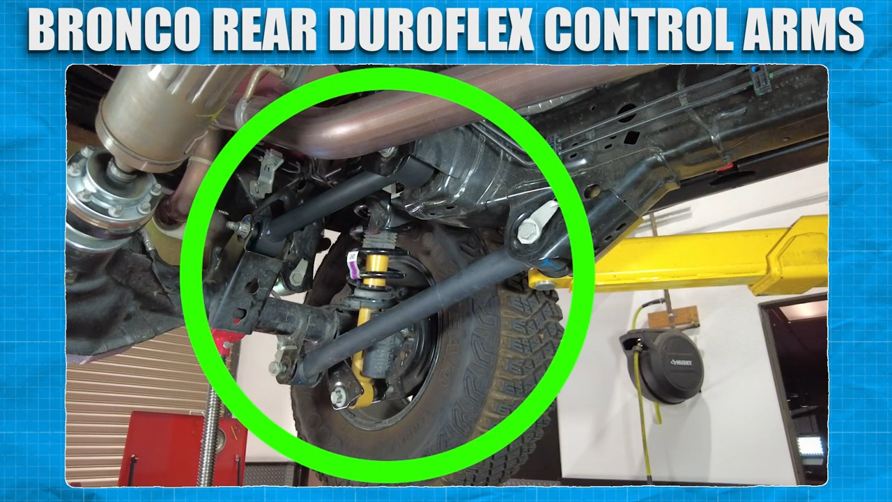 metalcloak installation instructions bronco 6g rear duroflex control arm set, install location