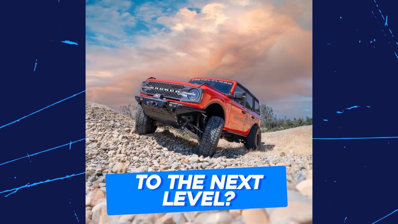 metalcloak bronco 6g upper a-arm, take your rig to the next level