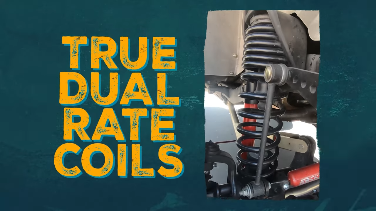 metalcloak true dual rate coils surpass aftermarket coil springs in length, ride quality, durability
