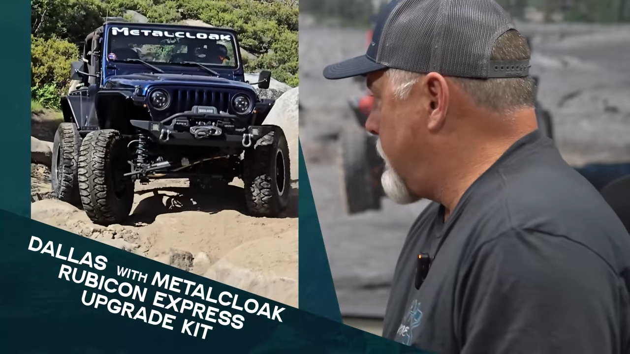 rubicon express suspension jeep lj wrangler, limited ability to climb, no traction