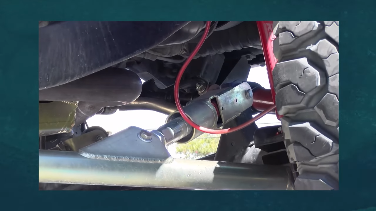 metalcloak lock-n-load control arms up close, axle rotates forwards and backwards