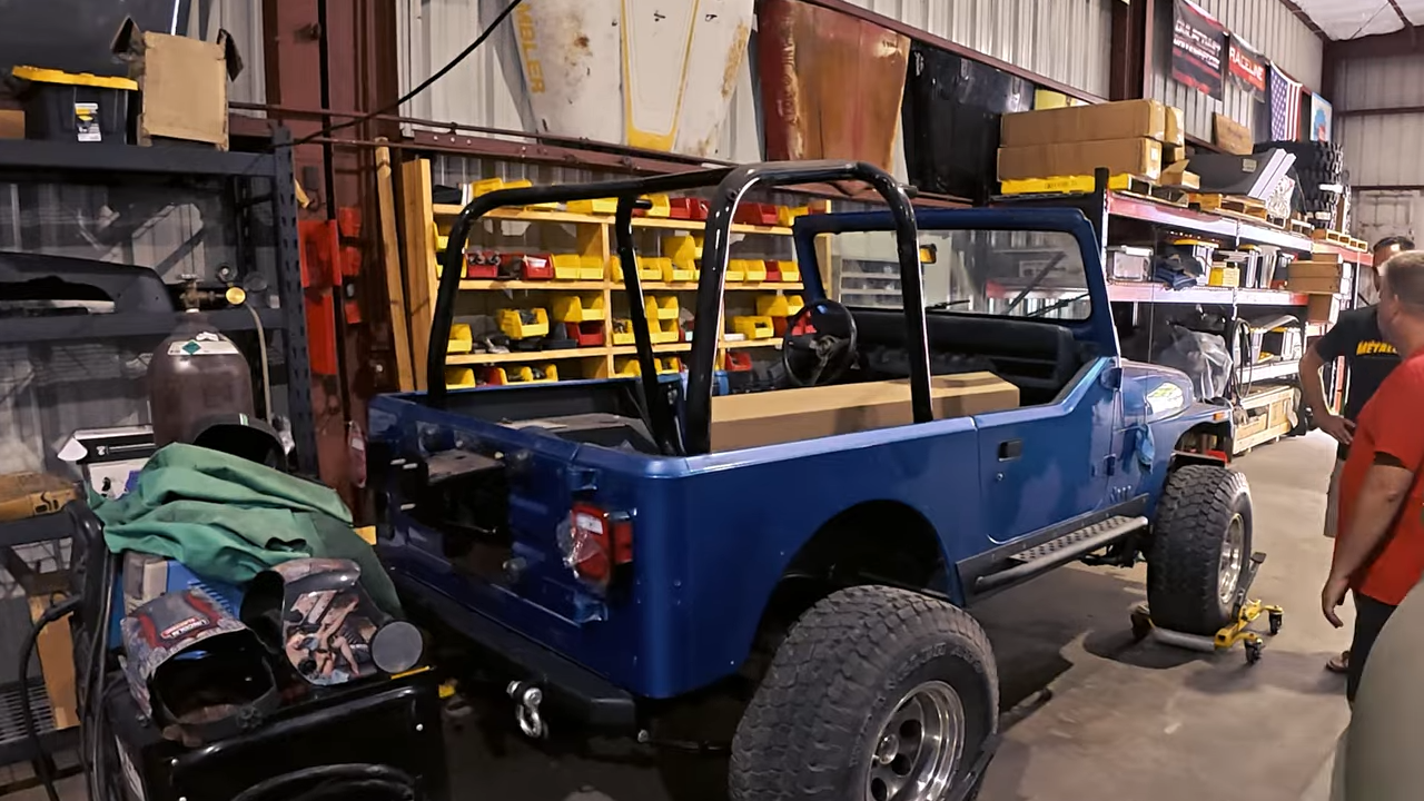 metalcloak rigs & wrenches red scorpion off road, blue jeep restoration from florida hurricane