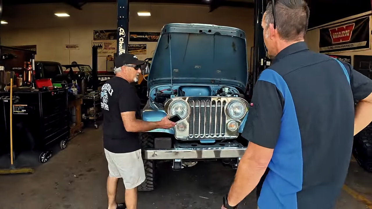 metalcloak rigs and wrenches overbuilt customs, Jeep CJ engine conversion, LS3