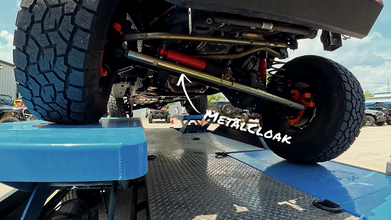 metalcloak rigs and wrenches overbuilt customs, metalcloak steering suspension on CTI trailer