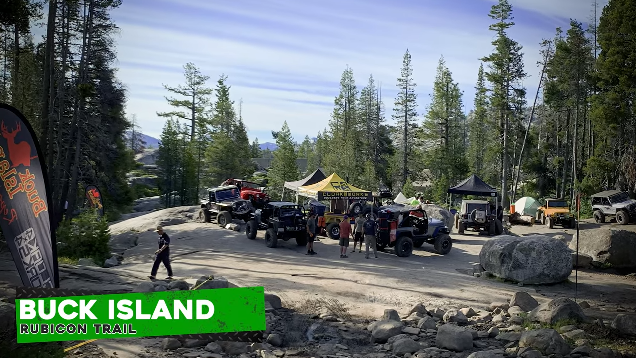 metalcloak rigs & wrenches cloakworks 4x4, jeepers & jeep jamboree jeep jam usa, run mechanics crew at Buck Island on Rubicon Trail