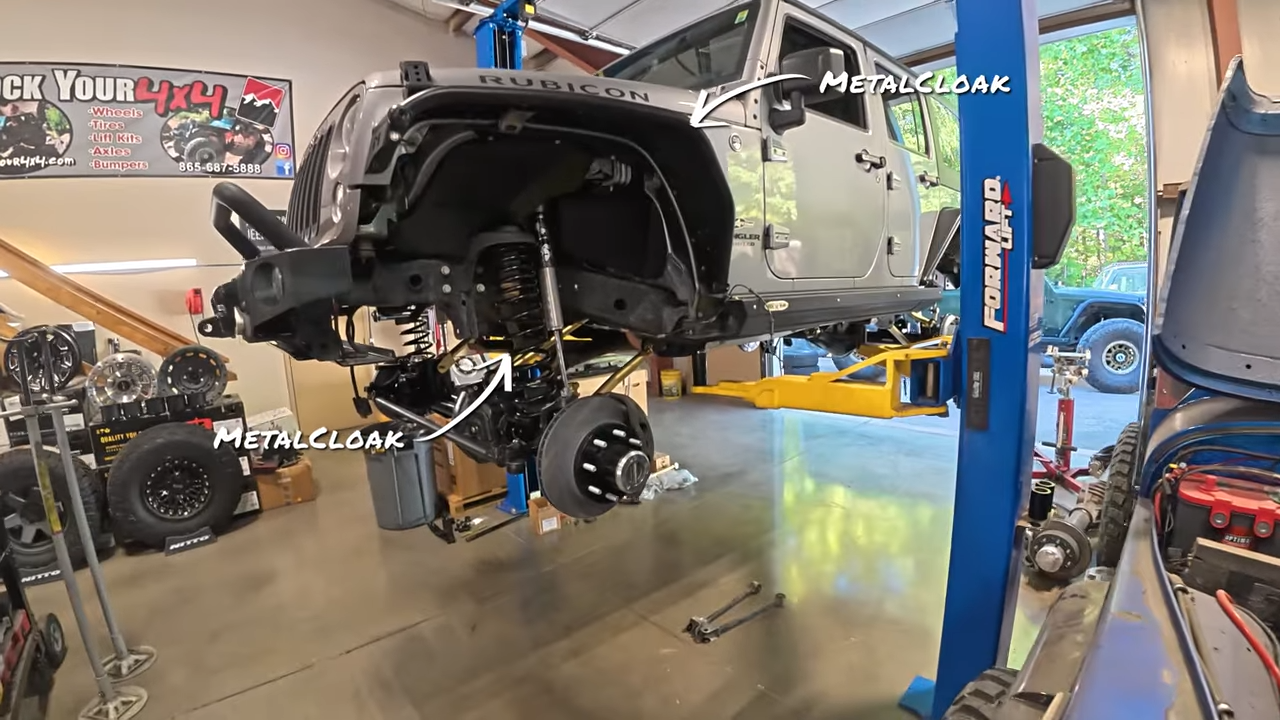 metalcloak rigs & wrenches rock your 4x4, 3.5" Game-Changer kit install on Jeep JK Wrangler