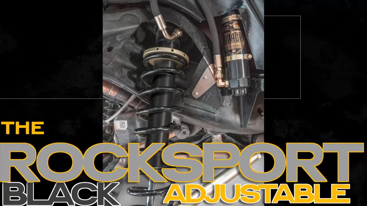 metalcloak rocksport black adjustable remote reservoir coilover