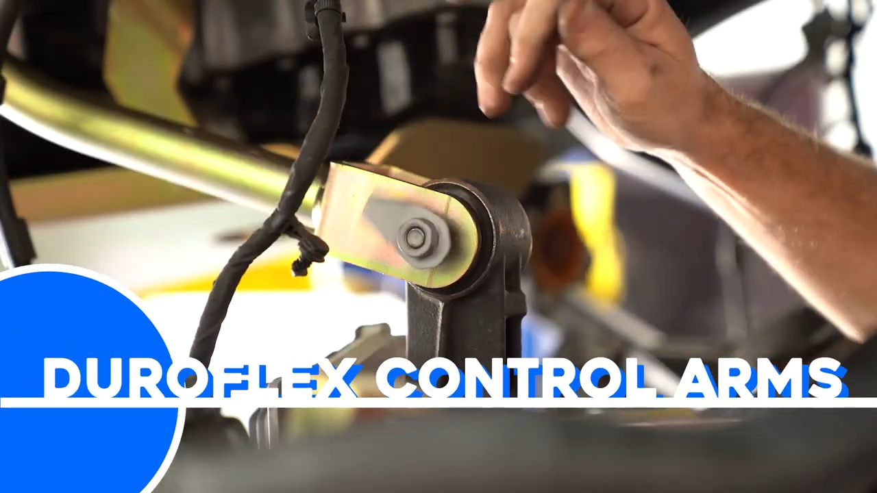 metalcloak suspension install on police Jeep jl wrangler, duroflex control arms
