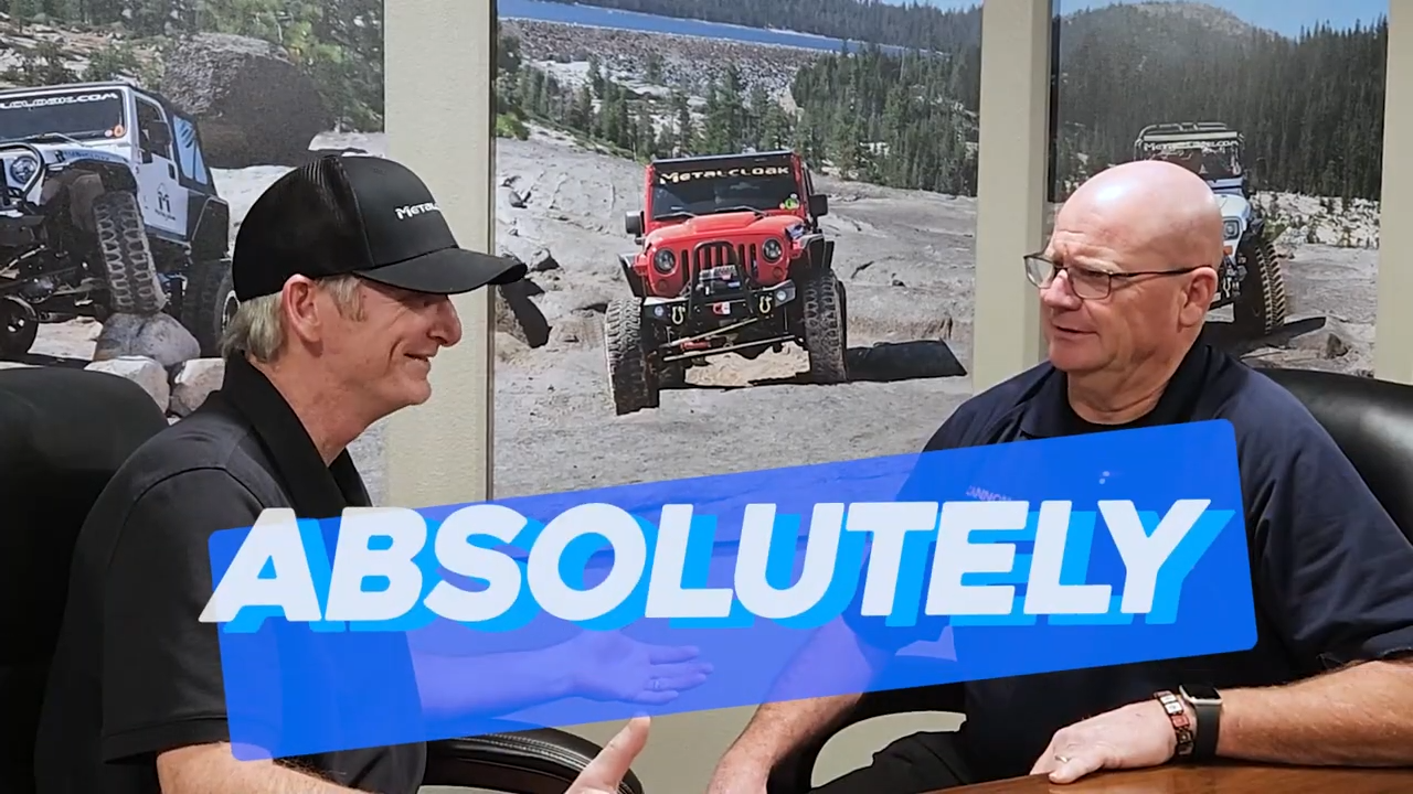 metalcloak suspension on police jeep, super comfortable and safe