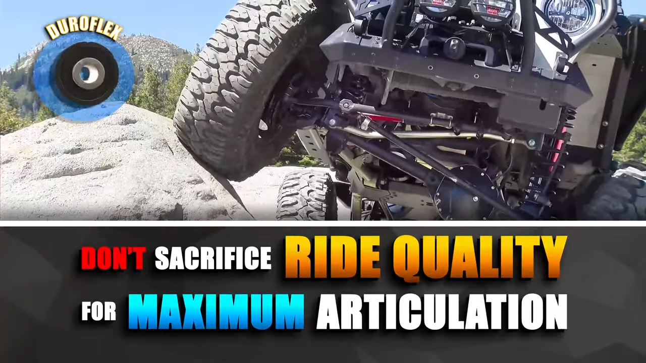 metalcloak duroflex joint, don't sacrifice ride quality for articulation and flex