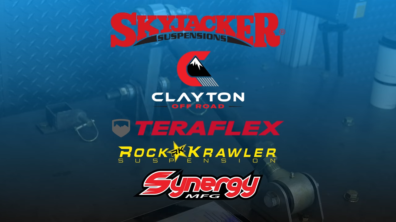 control arm joint shaker table test, vibration damping, metalcloak, skyjacker, clayton, teraflex, rock krawler, synergy