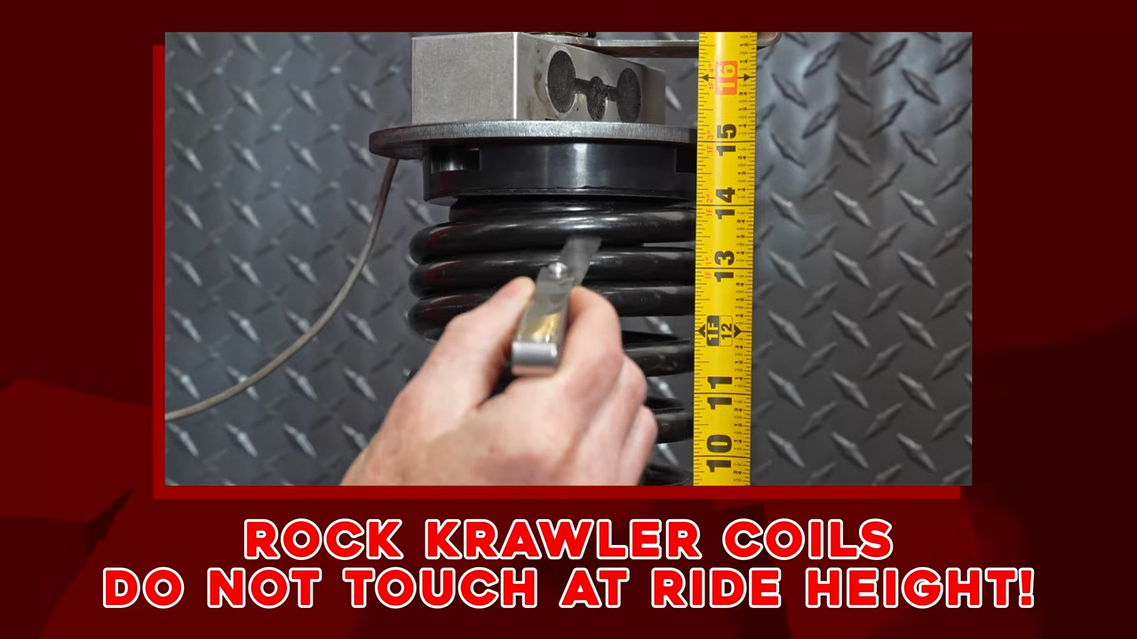 metalcloak vs. rock krawler suspension lift kit comparison, rk coil springs do not contact at ride height, no rate change