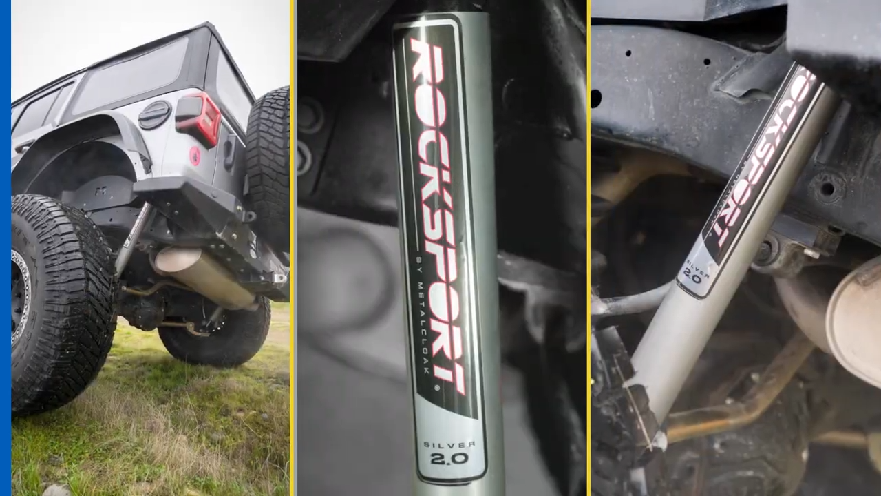 metalcloak rocksport silver 2.0, monotube nitrogen-charged, consistent performance, tremendous heat control
