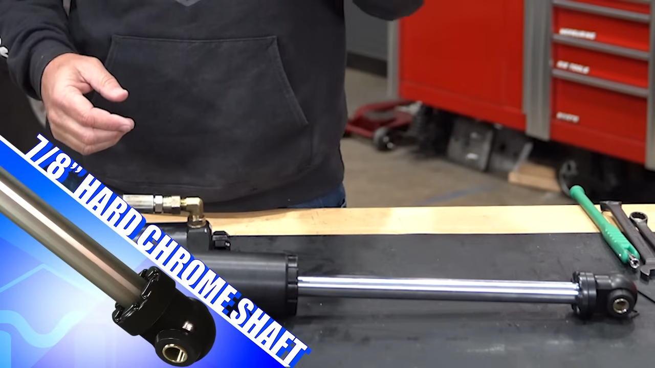 RockSport black metalcloak shock, induction hardened 7/8" shafts, 60+ C Rockwell strength