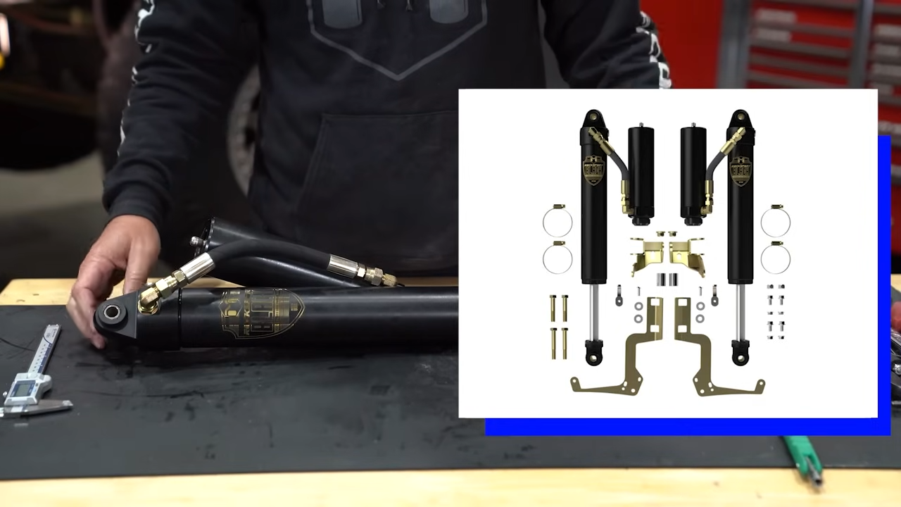 Metalcloak rocksport black shocks, fully adjustable for your vehicle and setup
