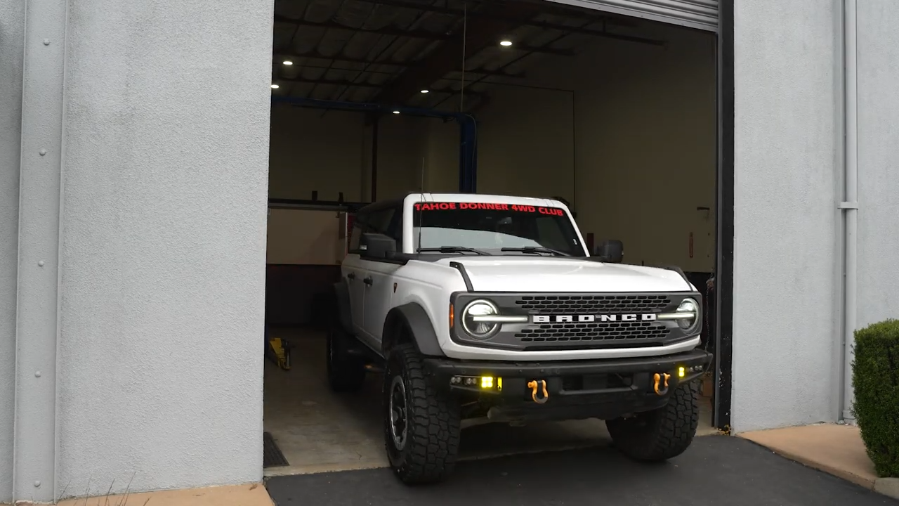 Metalcloak Ford Bronco 6G Badlands Sasquatch Upgrade, Installation complete back from alignment