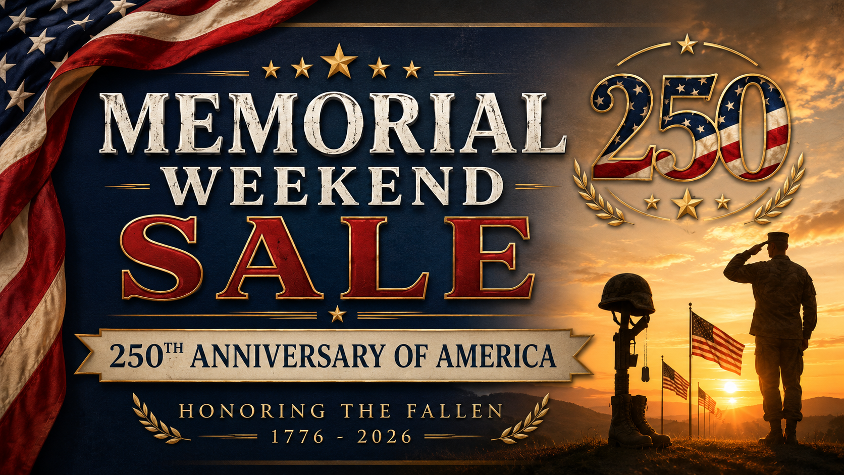 MetalCloak Memorial Day Sale 2026 — Honoring America's Fallen Heroes with 10% off Jeep, Bronco, Ram and Toyota off-road suspension, body armor, and bumpers