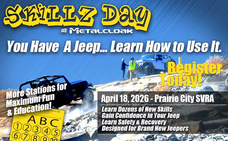 MetalCloak SkillzDay Jeep Training April 18 2026